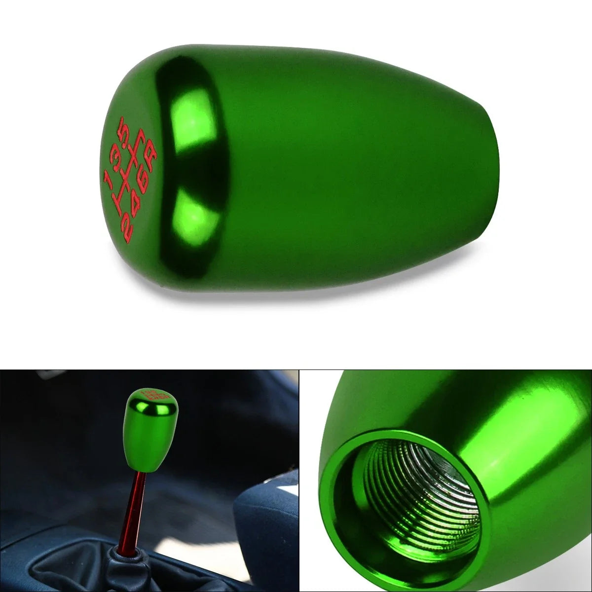 6-Speed Manual Transmission Short Throw Shift Knob for Universal Models