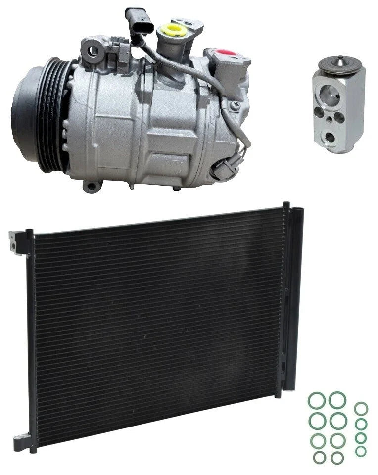 AC Compressor Kit With Condenser for Mercedes C63 AMG S (2016–2016)