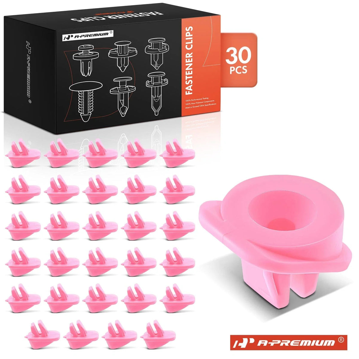 30Pcs Door Panel Screw Grommet Fastener Clip for Honda