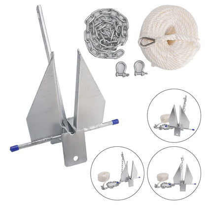 8 lbs Steel Slide Anchor Kit for Boats