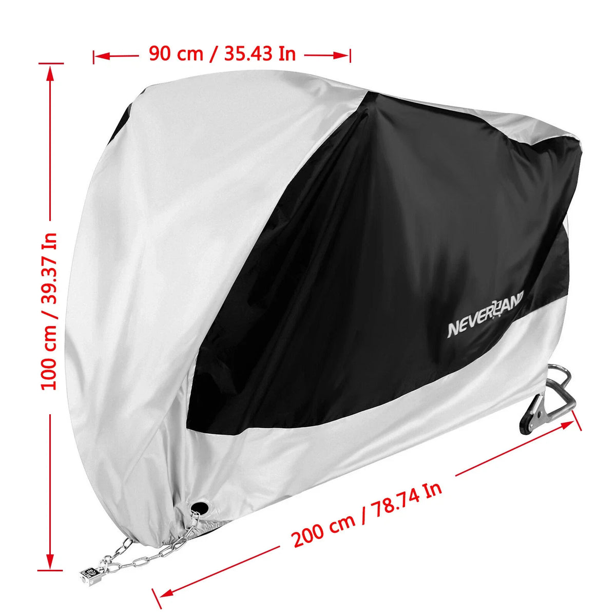 M Size Waterproof Motorcycle Cover for All Makes and Models