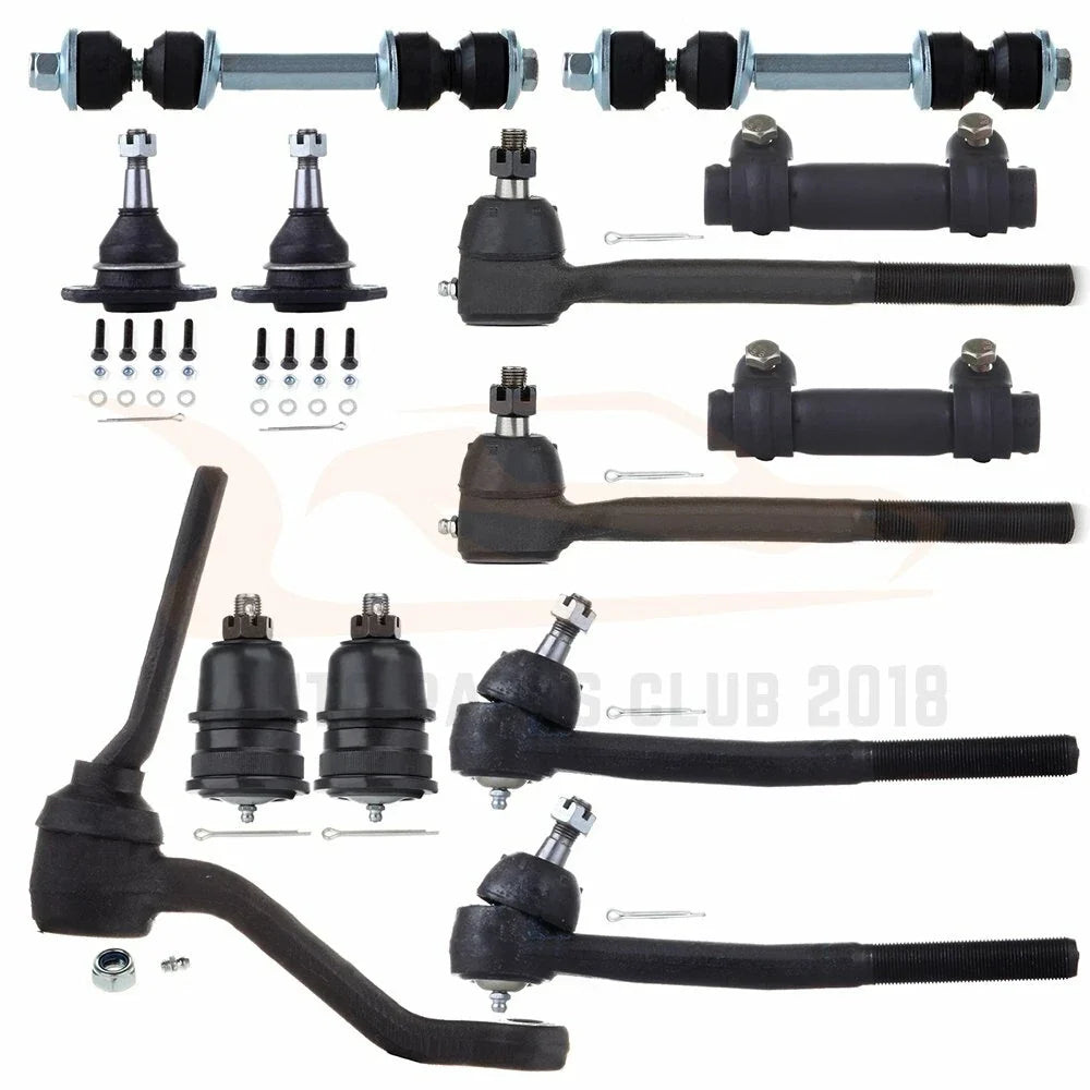 13pcs Suspension Ball Joints and Tie Rods for 1978-1996 Chevrolet Caprice