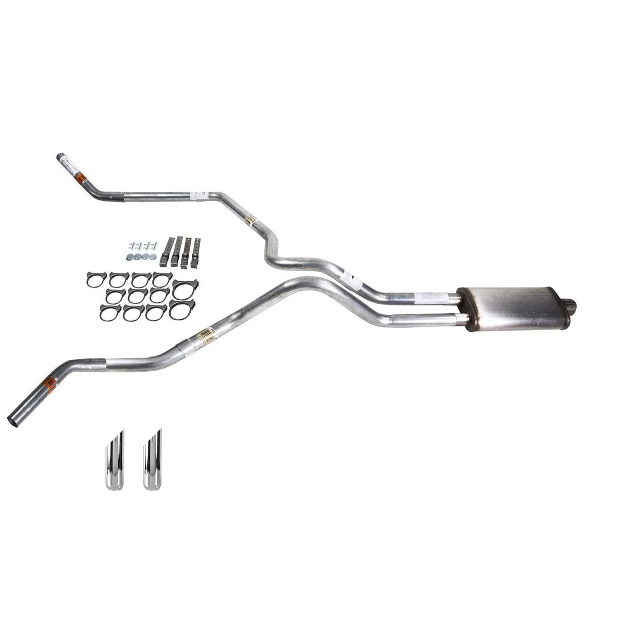 Dual Exhaust 2.5" Stainless Muffler Pipe for Ram 1500 (2009–2013)