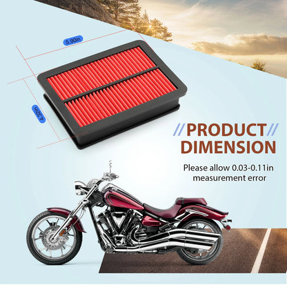 Air Filter Cleaner for Roadliner Stratoliner Yamaha XV1900 (06-17)