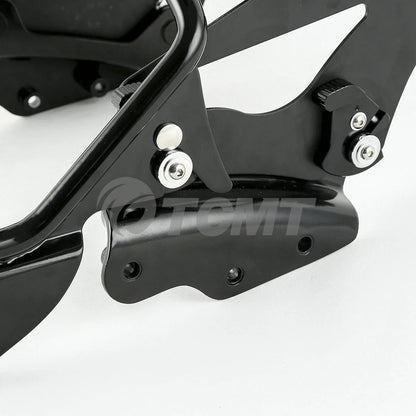 4-Point Docking Kit with Backrest Sissy Bar for Harley Touring 09-13
