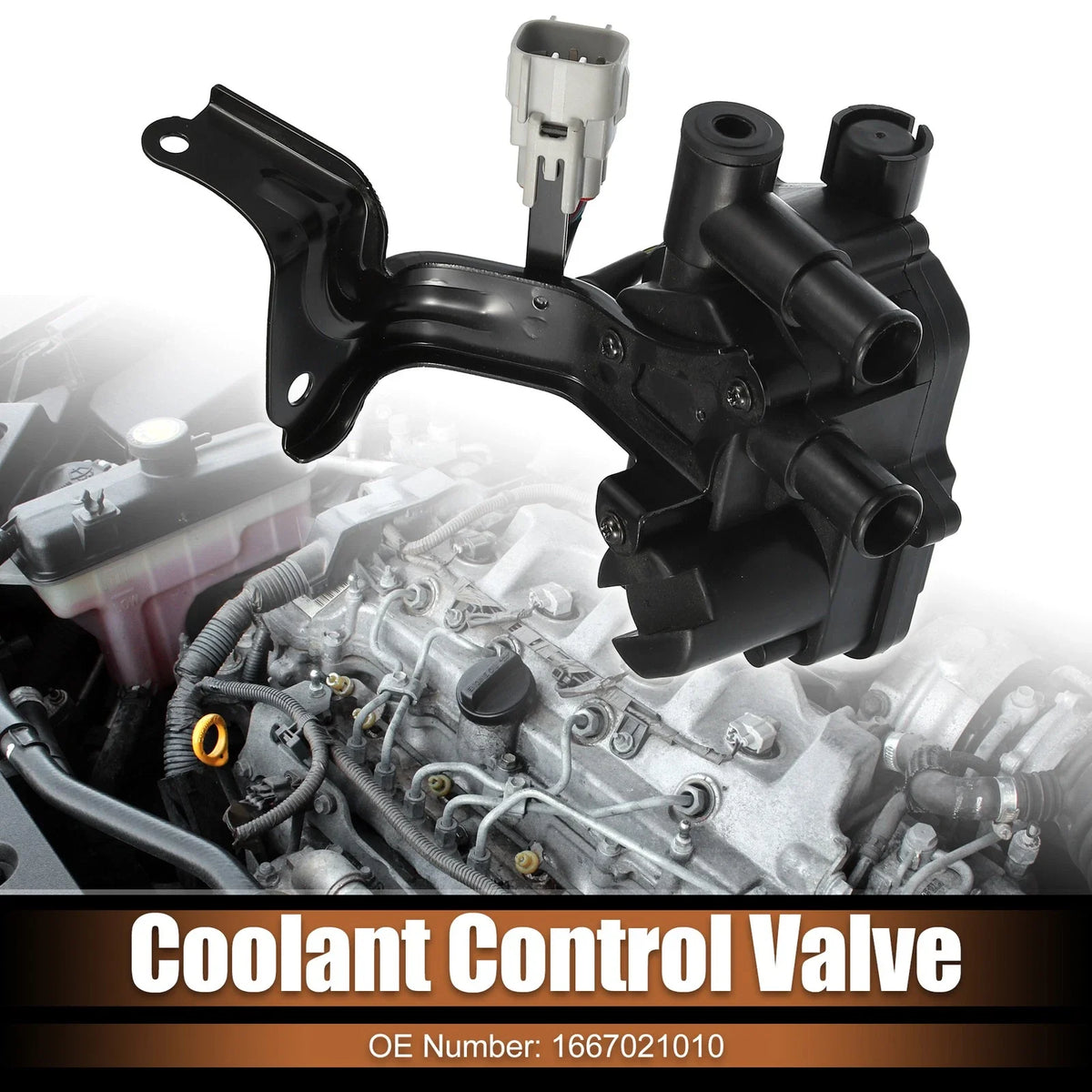 Coolant Flow Control Valve 16670-21010 for Toyota Prius (2004–2009)