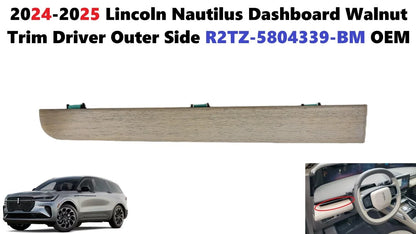 2024–2025 Lincoln Nautilus Dashboard Walnut Trim R2TZ5804339BM