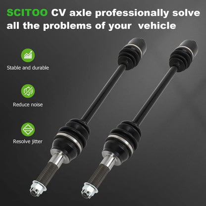2PC CV Axle Set for 2017-2018 Polaris Ranger XP 1000