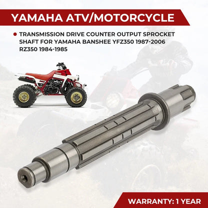 Transmission Drive Counter Sprocket Shaft (1987-2006) for Yamaha Banshee 350