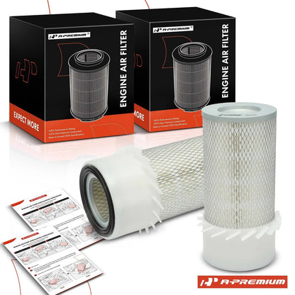 2X Engine Air Filter for Nissan NV350 Urvan (2008–2015)