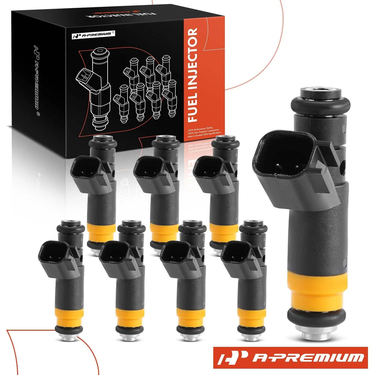 8x Fuel Injectors for Ford Thunderbird (2003–2005) Lincoln LS (2003–2006) V8 3.9L