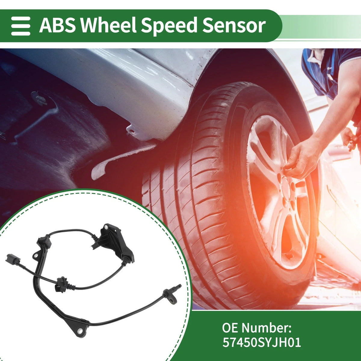 ABS Wheel Speed Sensor No. 57450SYJH01 for Honda Elysion (2012–2015)