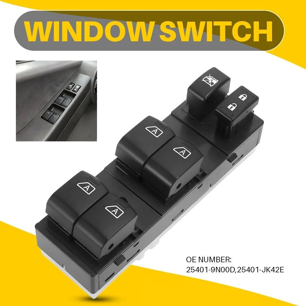 Master Power Window Switch for Nissan Maxima (2009–2012)