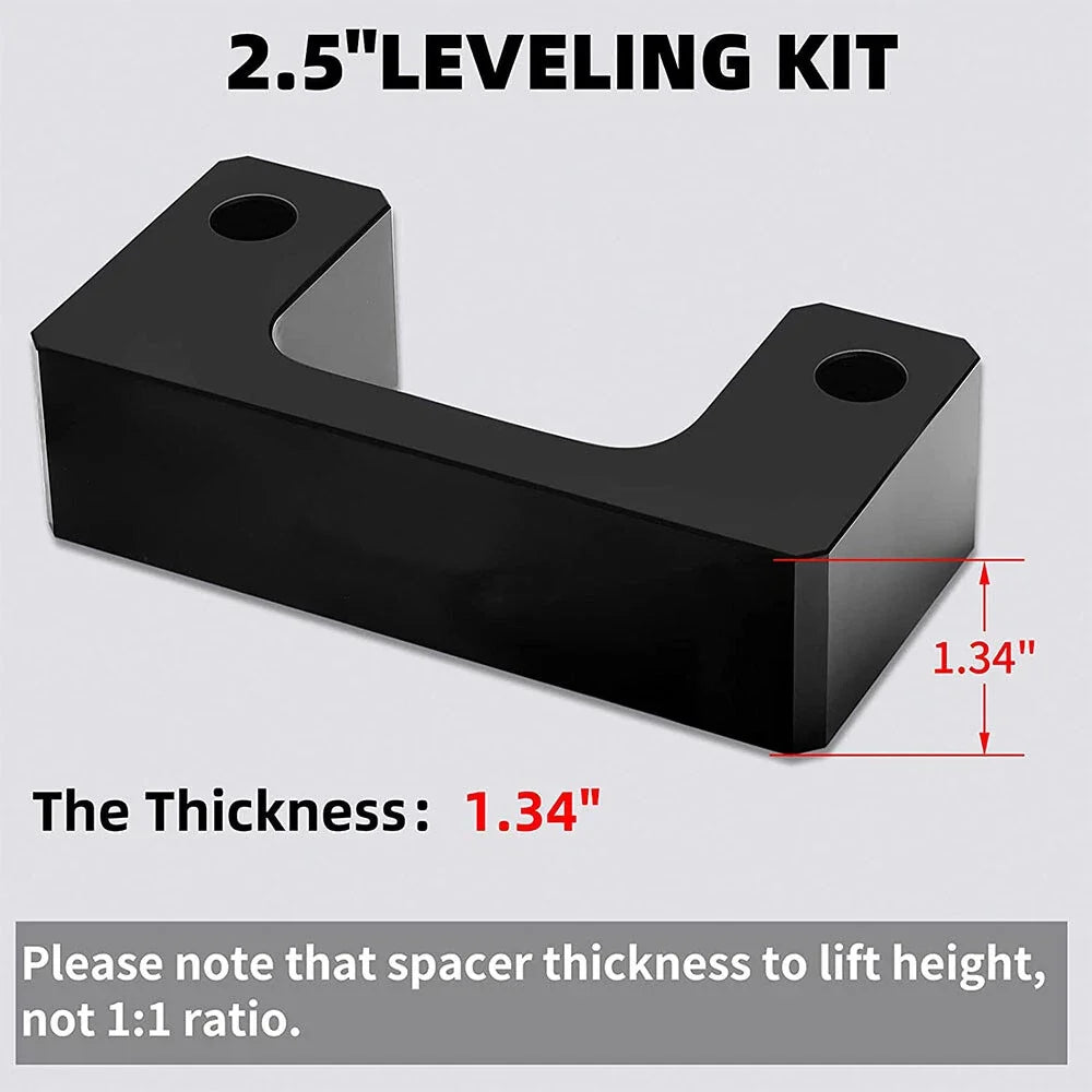 2.5" Front Leveling Lift Kit for Chevy Silverado 1500, GMC Sierra (2007–2019)