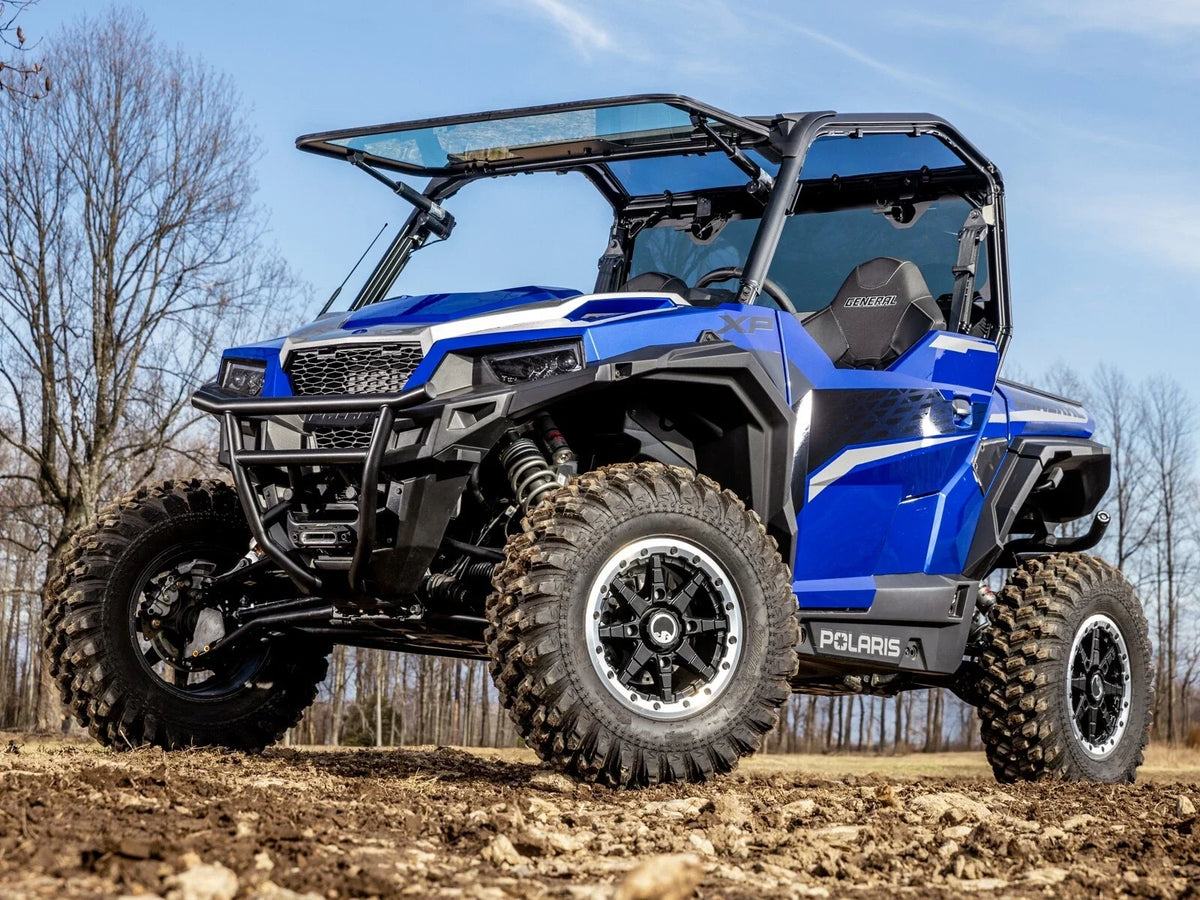 SuperATV Maxdrive Power Flip Glass Windshield for Polaris General XP 1000 (2020–2023)