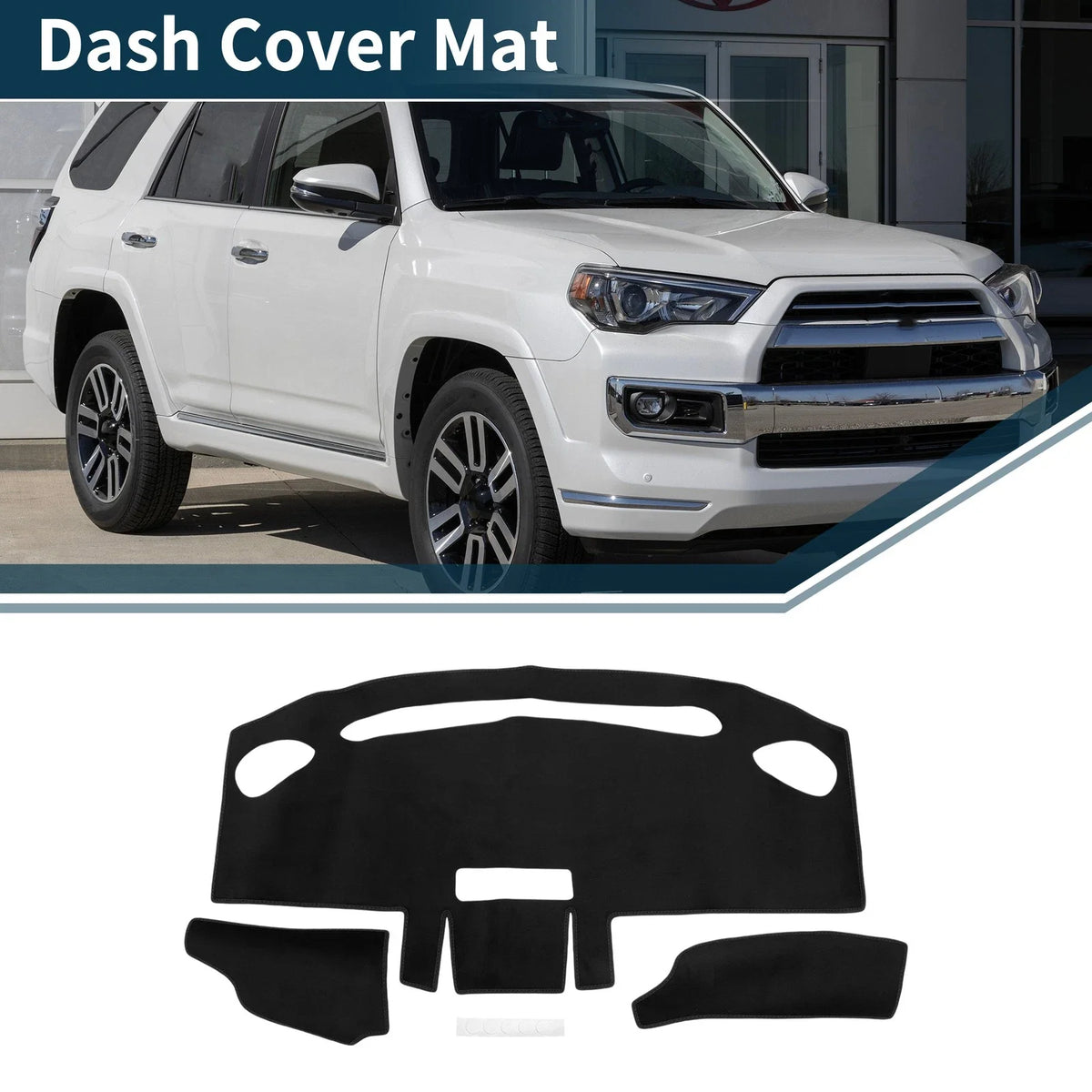 Dashboard Cover Mat for Mazda Flair Wagon MM21 (2012–2018) Black