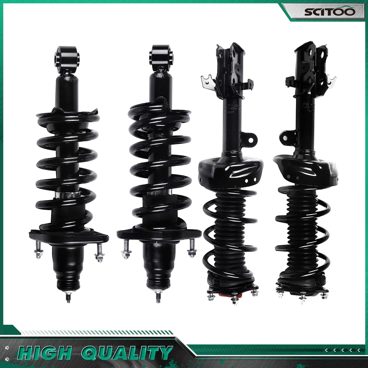 Front and Rear Shocks Struts Assembly for Honda CR-V 2007-2011