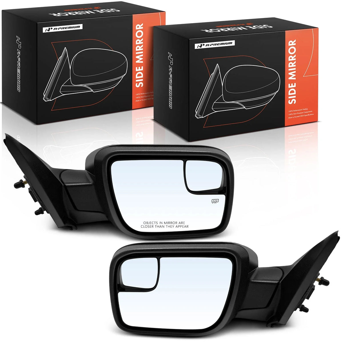 Power Mirror Pair with Power Folding Signal for Ford Explorer (2011–2015)