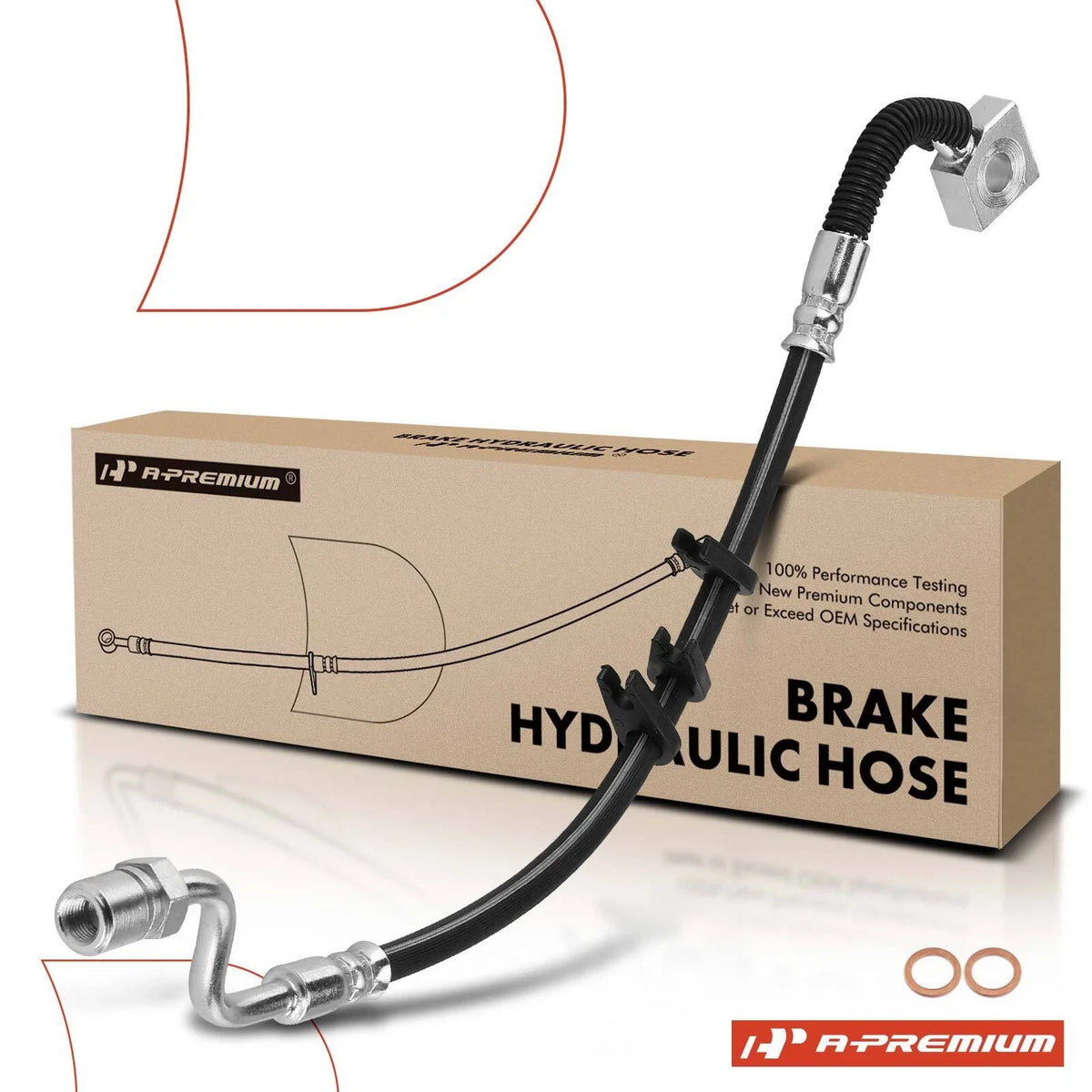 Rear Brake Hydraulic Hose for Ford Freestar Mercury Monterey (2006–2007)