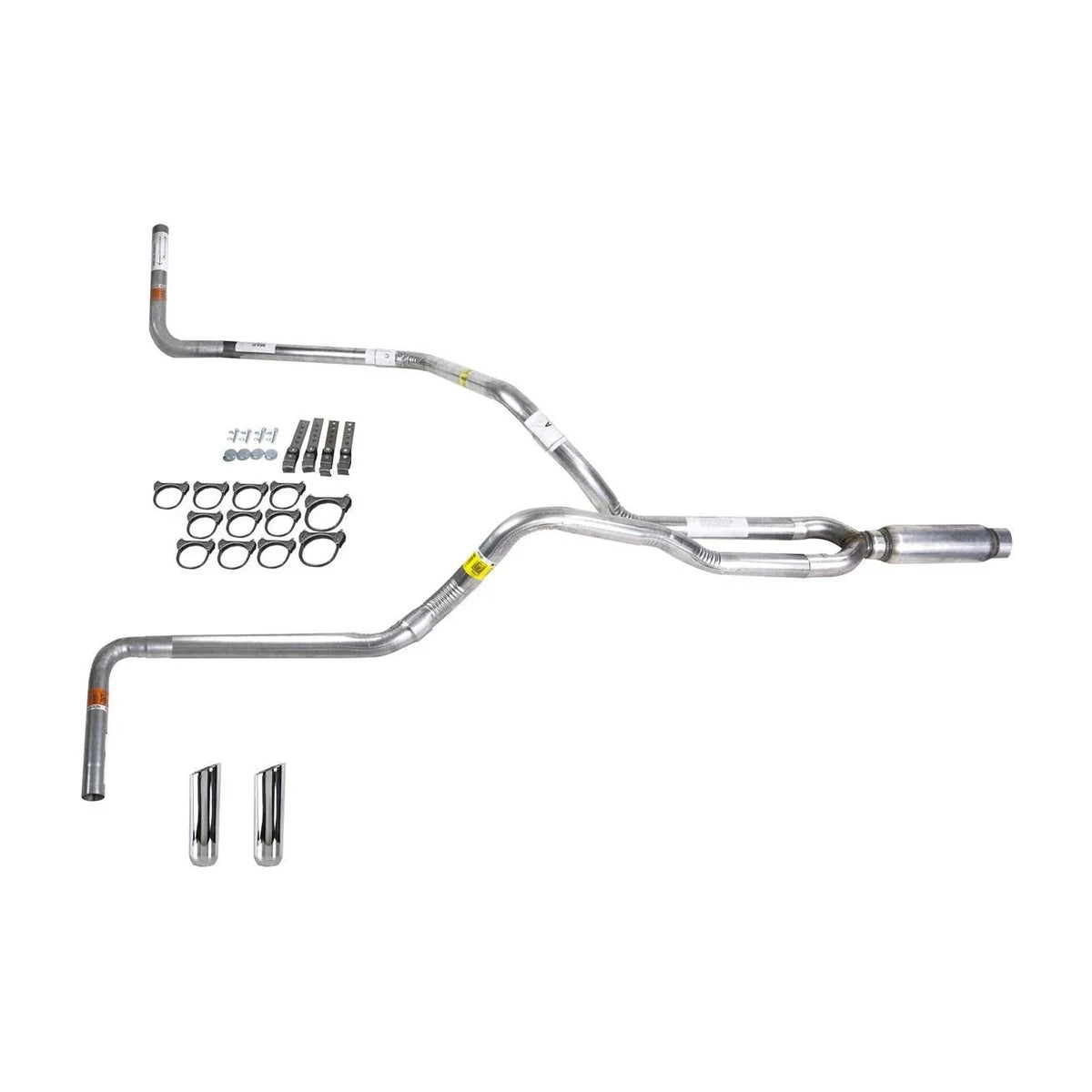 Dual Exhaust 2.5" Pipe Glass Pack Muffler for F150 (1998–2004)