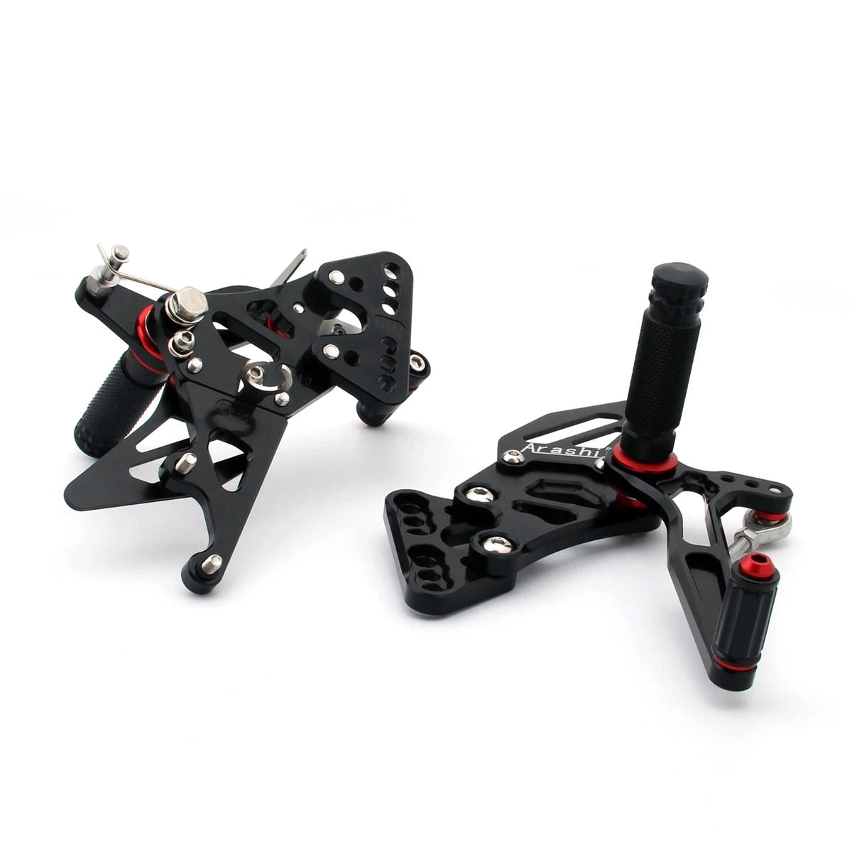 Black Rearset Rear Set for GSXR1000 (2005–2006) by Suzuki