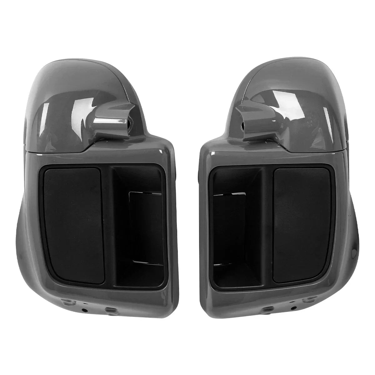 2018 CVO Street Road Glide Vented Speaker Pods - Gunship Gray