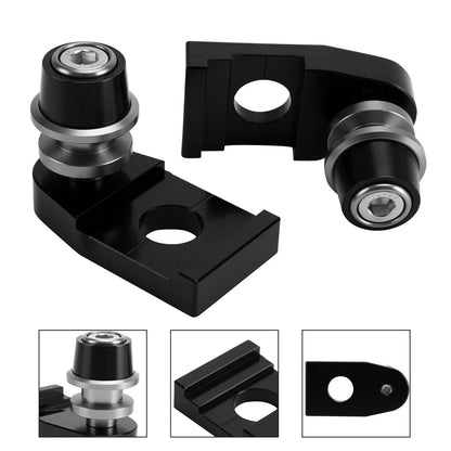 CNC Chain Adjuster Block with Stand Spool for Yamaha Tenere 700 (2019–2021)