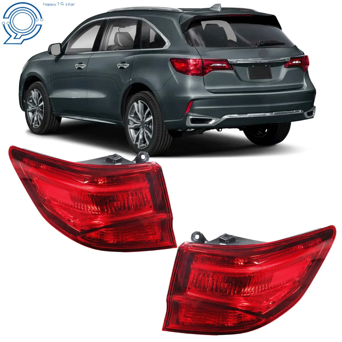 2X Rear Outer Tail Light LED for Acura MDX (2014–2020)