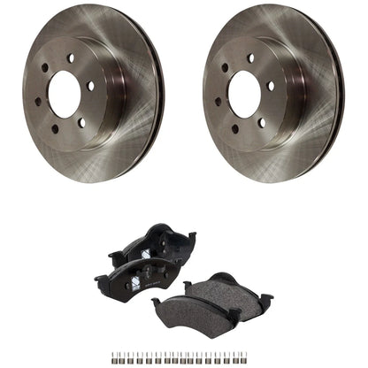 Brake Disc and Pad Kit for Dodge Dakota, Durango (2000–2002)