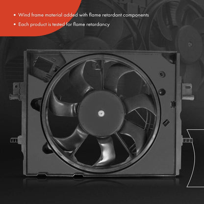 Shrouded Cooling Fan Assembly for Nissan Sentra 2020-2021