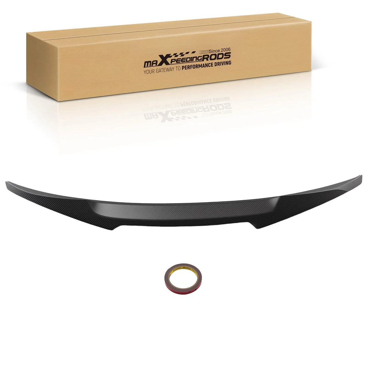 Carbon Fiber Rear Wing Spoiler for BMW F36 430i 435i 440i (2014–2020)