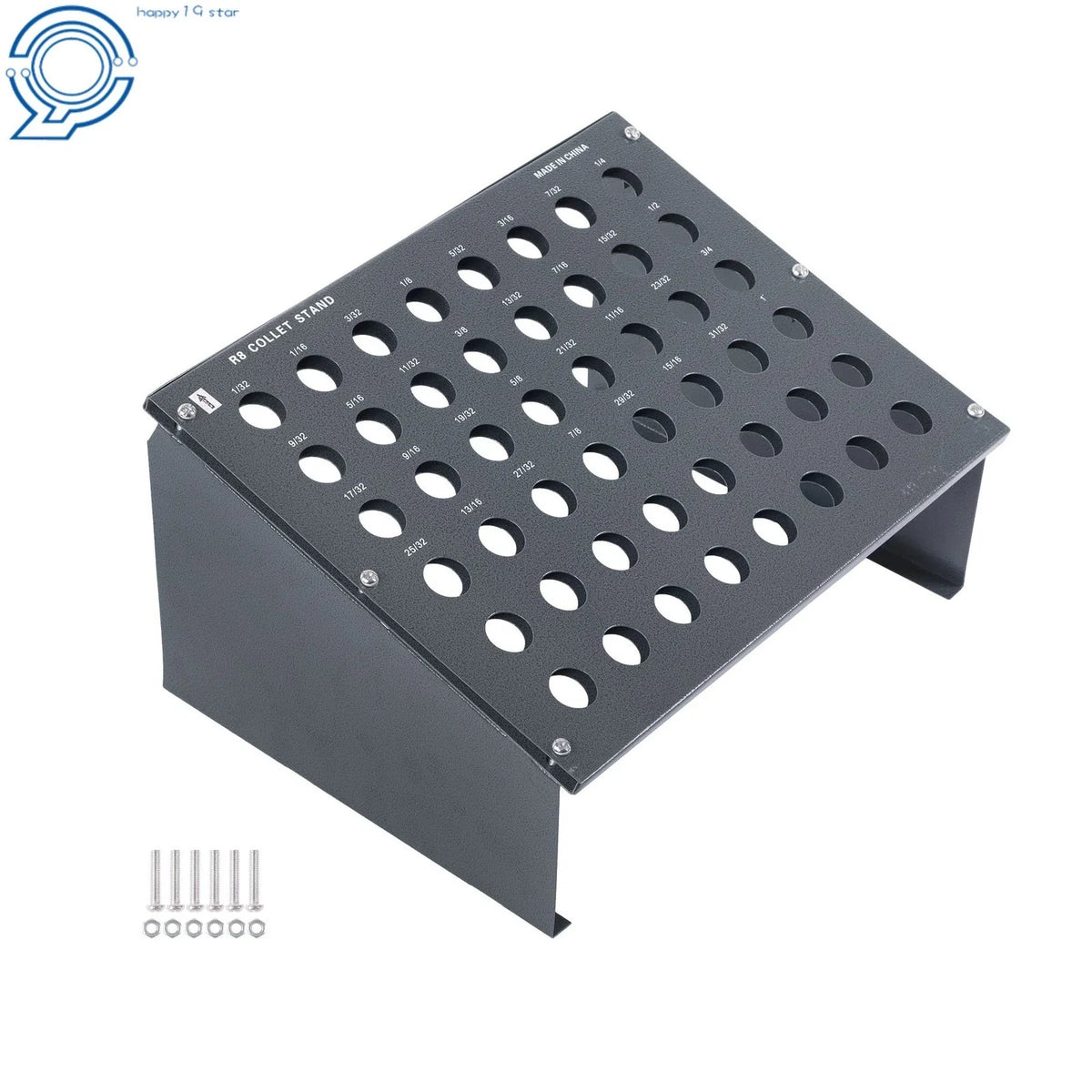 Workshop Organizer R8 Collet Cabinet - 48 Capacity (0.98" Hole Dia.)