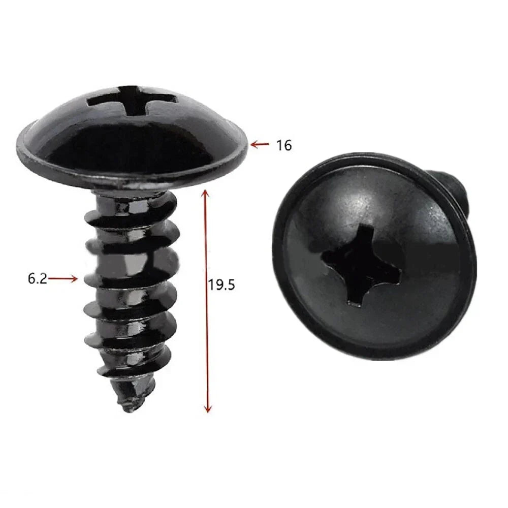 Headlamp Retainer & Fender Liner Screws for Hyundai Accent (2000-2005) - 30 Pcs