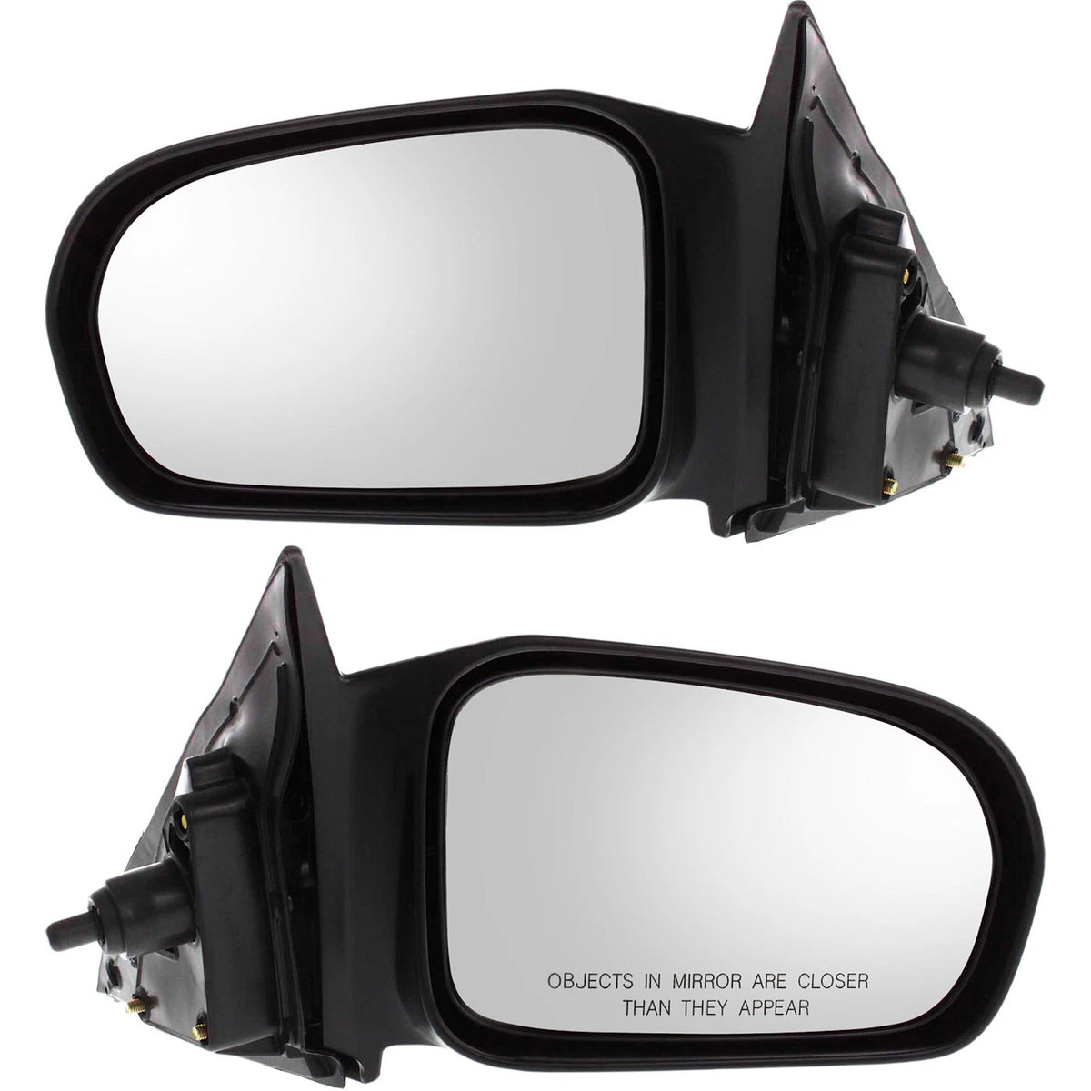 Manual Remote Side Mirror Pair Set of 2 for Honda Civic Coupe (2001–2005)