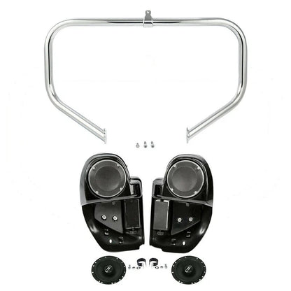Engine Bar & 6.5" Speaker Fairing for Harley Electra Glide 2014-2024