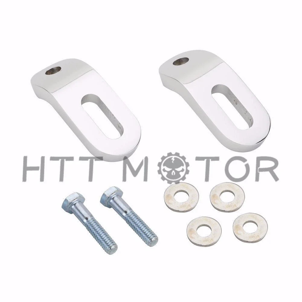 Touchless Tie-Downs in Chrome for Harley Electra Glide Touring (FLH) - Pair