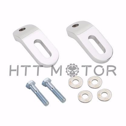 Touchless Tie-Downs in Chrome for Harley Electra Glide Touring (FLH) - Pair
