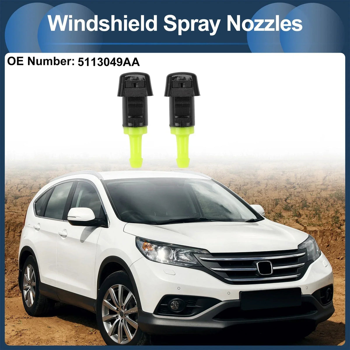 Washer Jets with Hose for Dodge Grand Caravan (2008-2020)