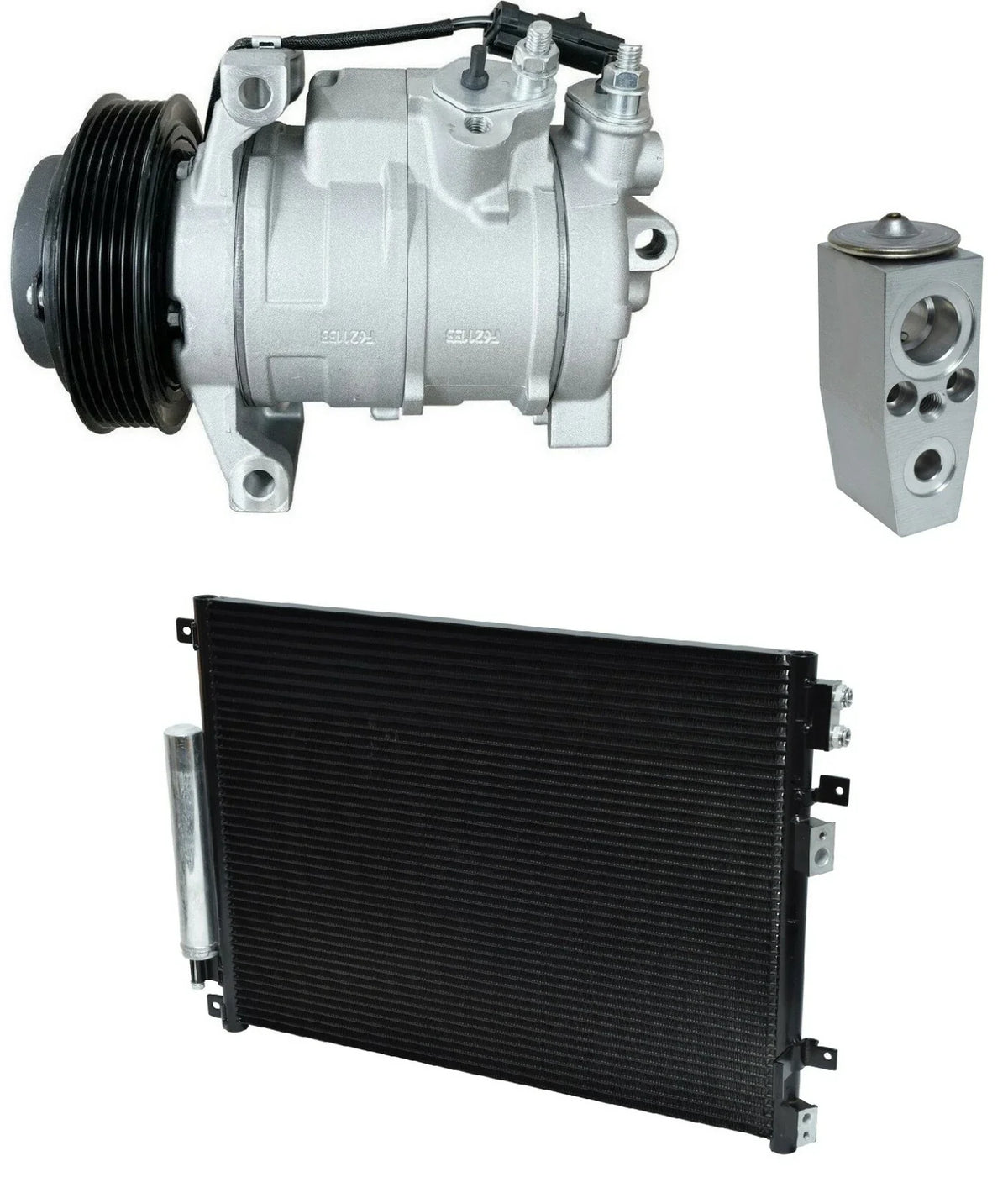 AC Compressor Kit With Condenser for Dodge Challenger 5.7L (2014–2014)
