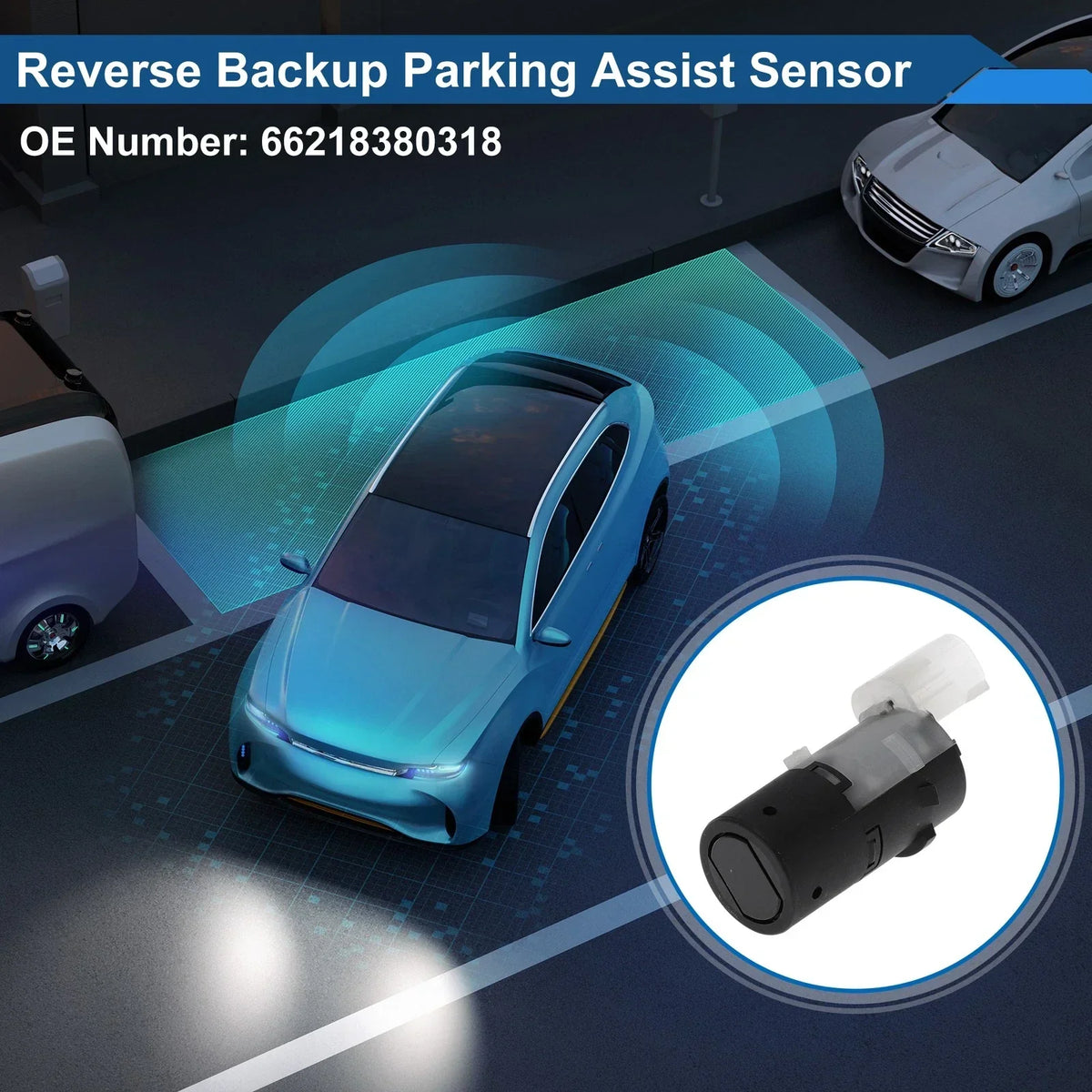 Backup Parking Sensor Black for BMW 330i E46 (2001-2005)