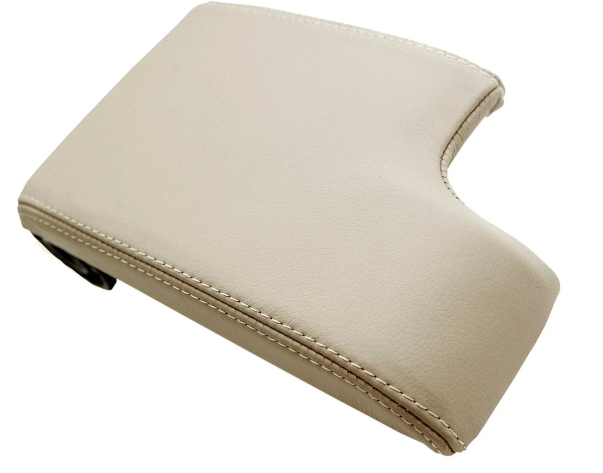 Center Console Armrest Cover for BMW E46 (1999–2004) Beige Leather Synthetic