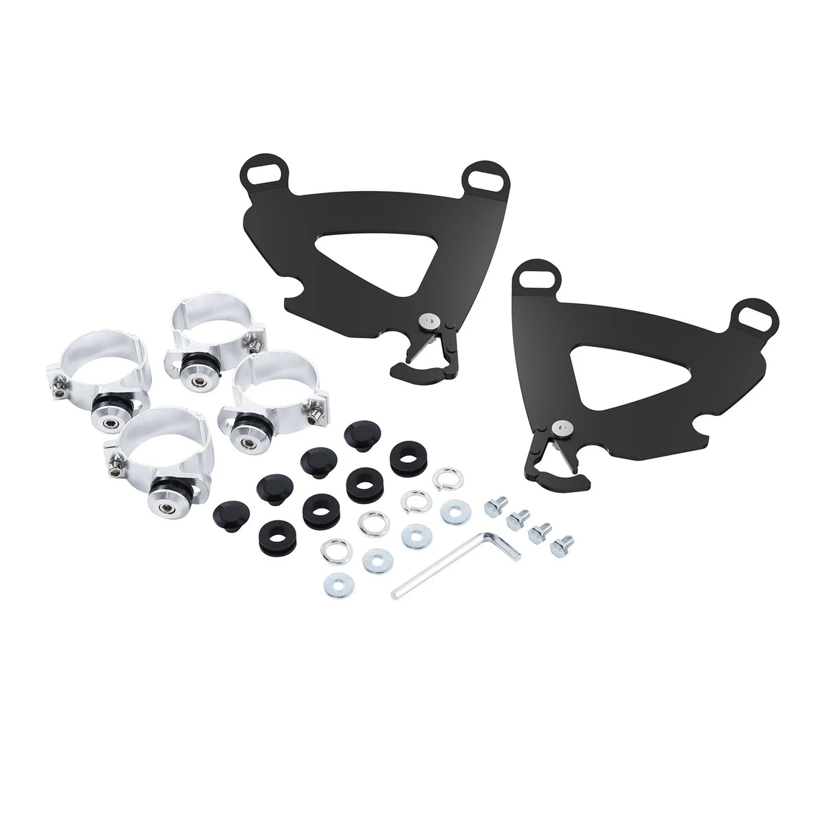 49mm Gauntlet Fairing Mount Trigger Lock for Dyna Street Bob 2007-2017
