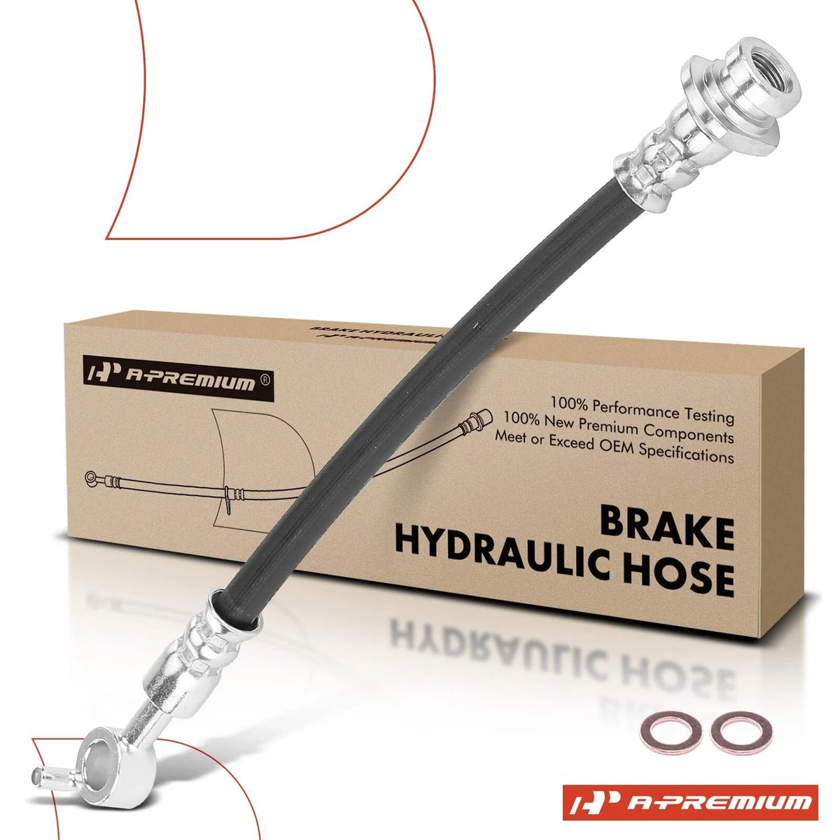 Rear Right Outer Brake Hydraulic Hose for Nissan Sentra