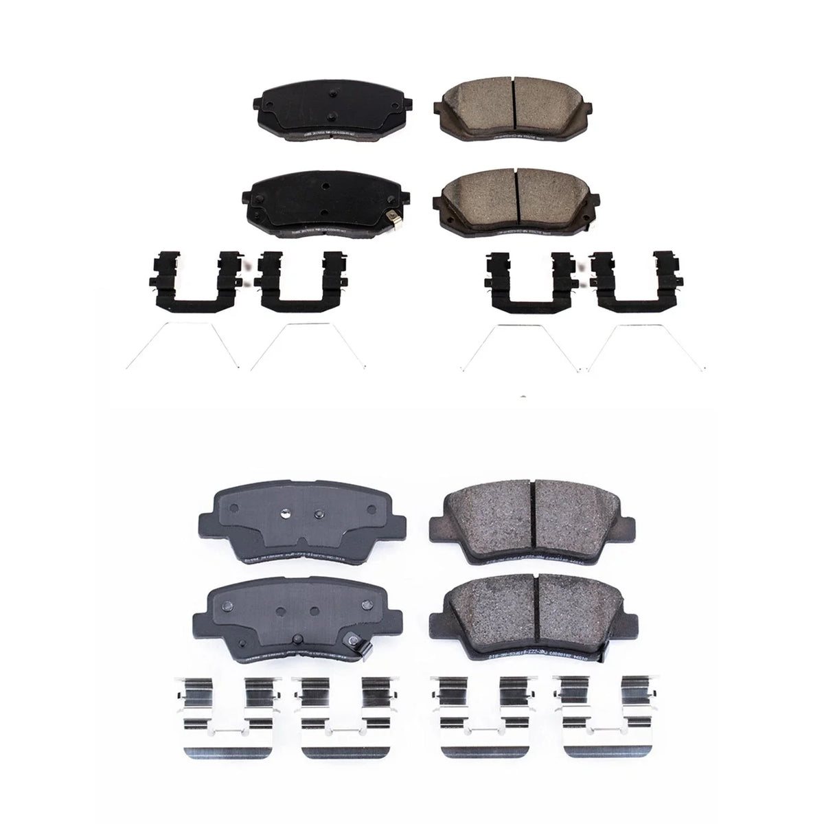 PowerStop Z17 Low-Dust Ceramic Disc Brake Pads Kit for Kia Kona, Optima (2019–2023)