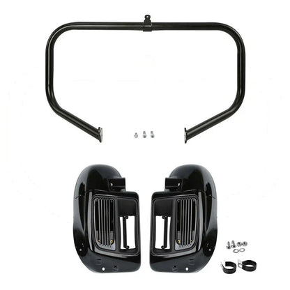 Lower Vented Fairing Crash Bar for Touring Glide Harley 2014-2023