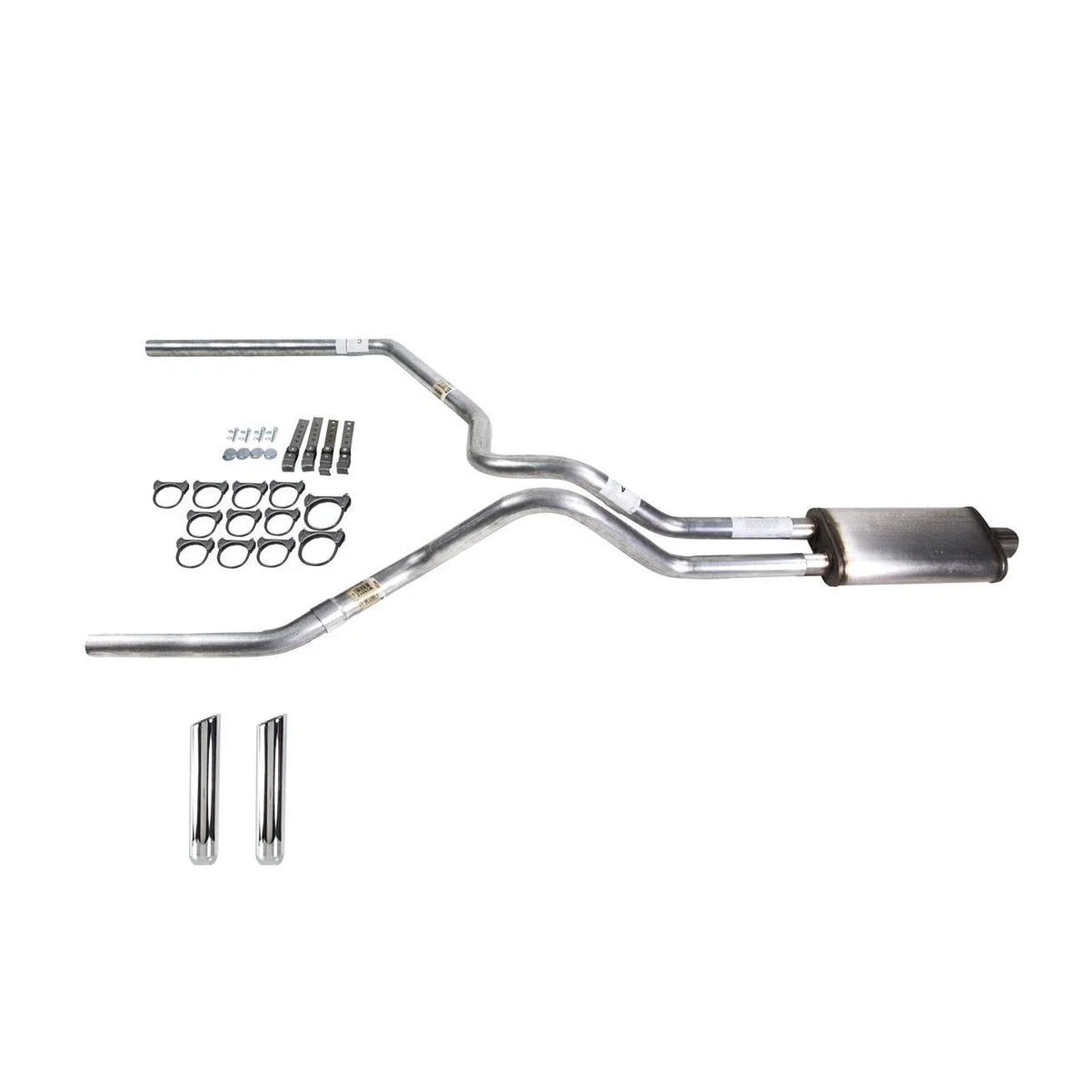Dual Exhaust Pipe for Silverado (2007–2013) Stainless Steel RW Tip