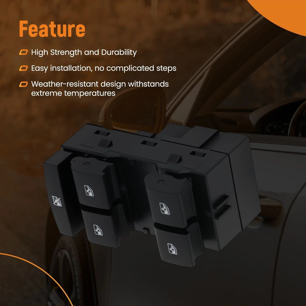 Window Switch for Chevrolet Trax 2015-2019 - Part No. 95188244