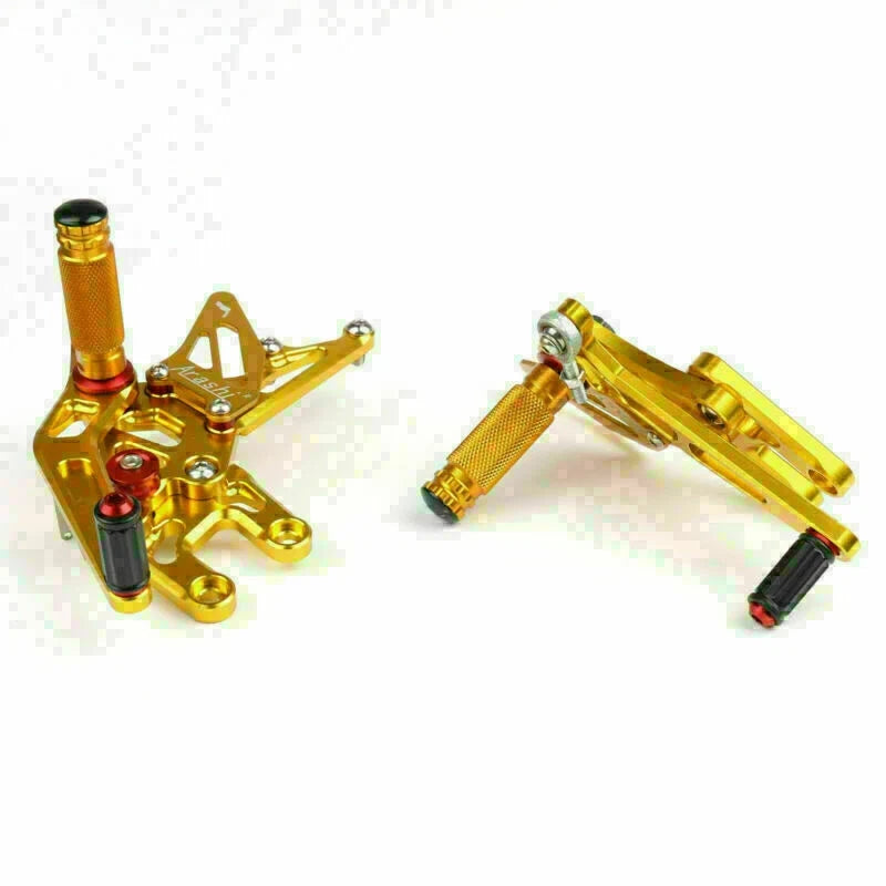 Gold T9 Rearset for 2006-2007 Kawasaki ZX10R