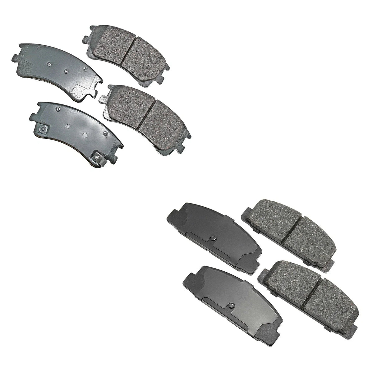 Akebono ProACT Front & Rear Ceramic Disc Brake Pad Kit for Mazda 6 (2003–2005)
