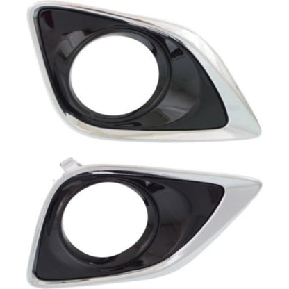 Fog Light Trim for Toyota Venza (2013–2016) Set of 2 Driver & Passenger